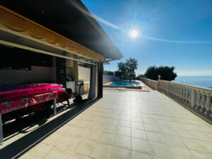 Roquebrune Cap Martin Villa with sea and mountain views